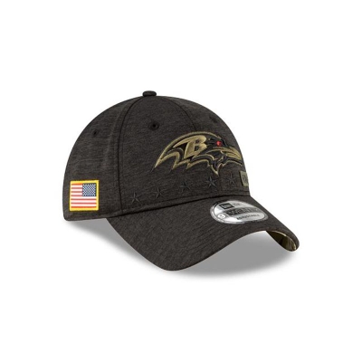Baltimore Ravens Gorra | New Era NFL Salute To Service 9twenty Adjustable Cap Mexico - Negros